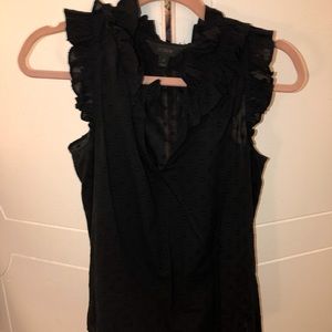 Jcrew ruffle tank top